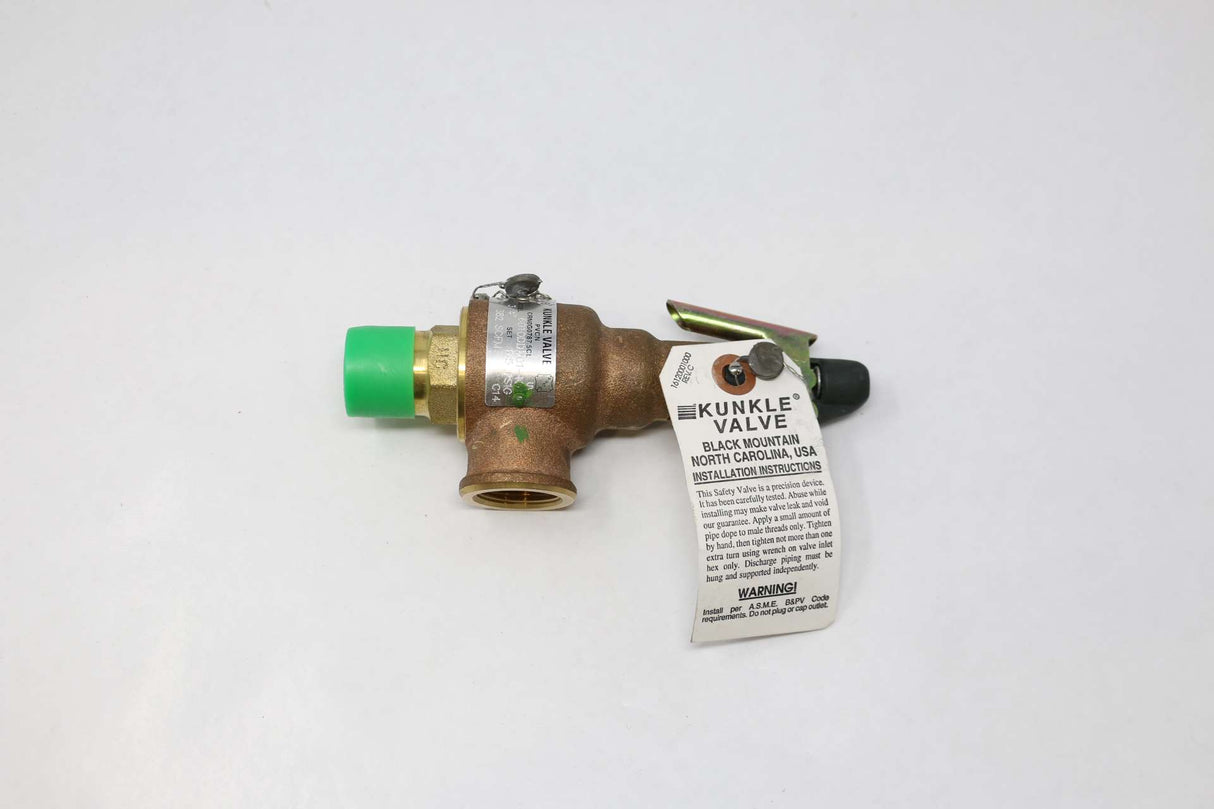 KUNKLE VALVE (EMERSON) - 6010DDM01-KM-0165 - VALVE RELIEF 165PSI 075PA