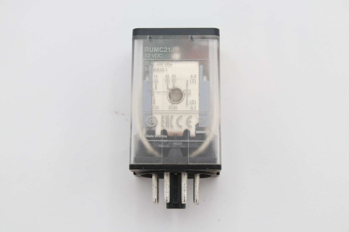 SCHNEIDER ELECTRIC - RUMC21JD - PLUGGABLE RELAY 2 PDT 12 V 10