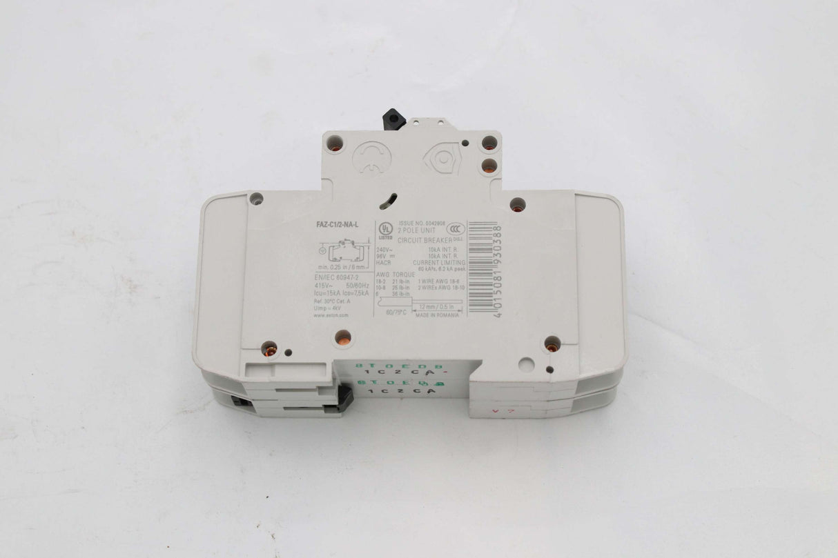 EATON - 190626 - BREAKER CIRCIT 1AMP 2POLE