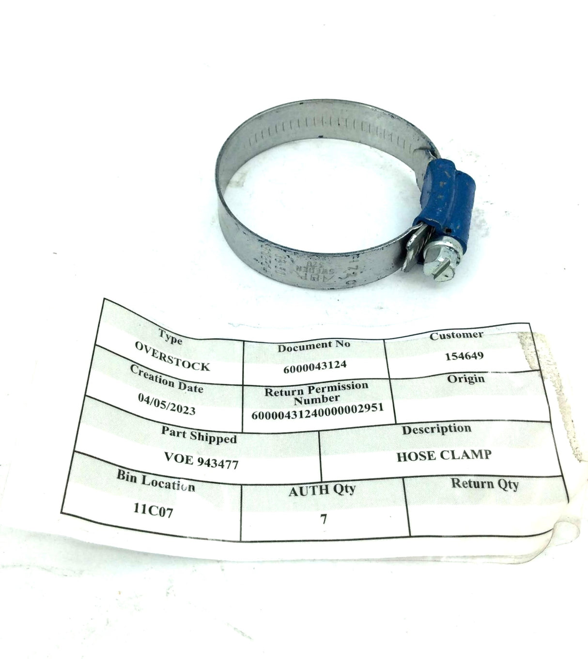 ABA (NORMA) - 0813 4001 044 - HOSE CLAMP 38-50 S20 SIZE 24 12mm BAND WIDTH