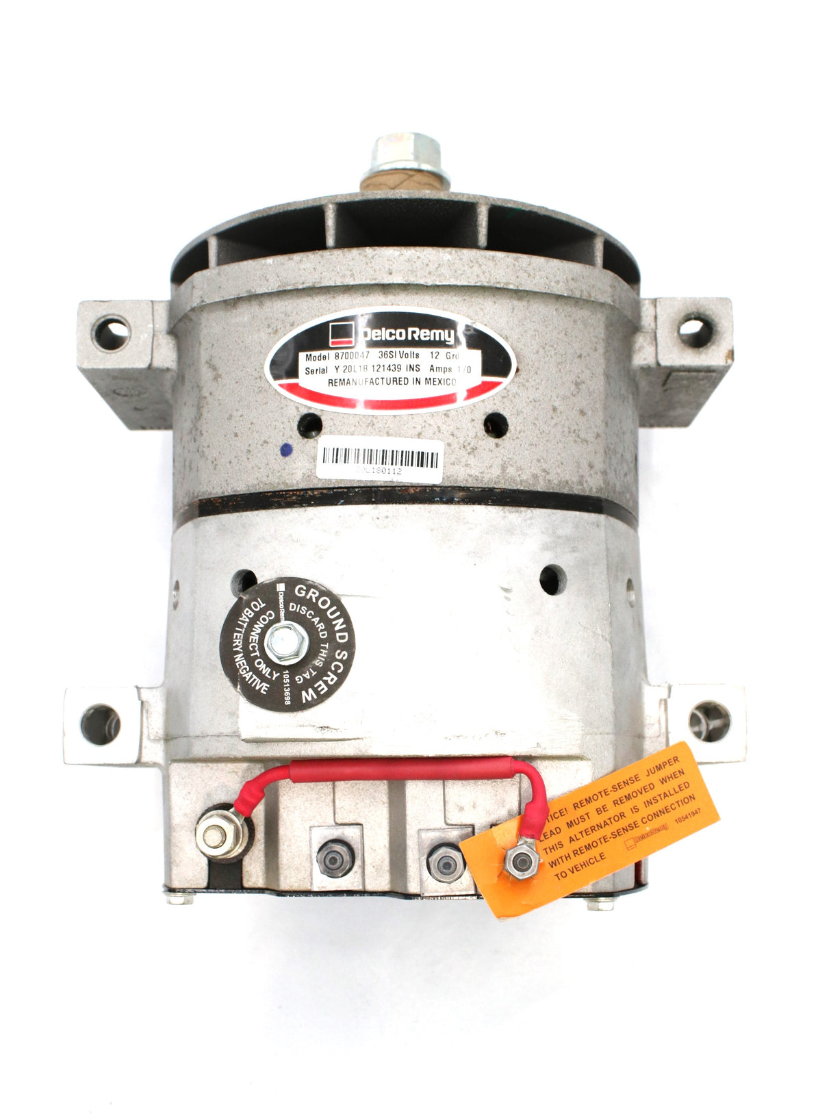 DELCO REMY - 8700047 - REMAN 36SI ALTERNATOR 12V 170AMPS