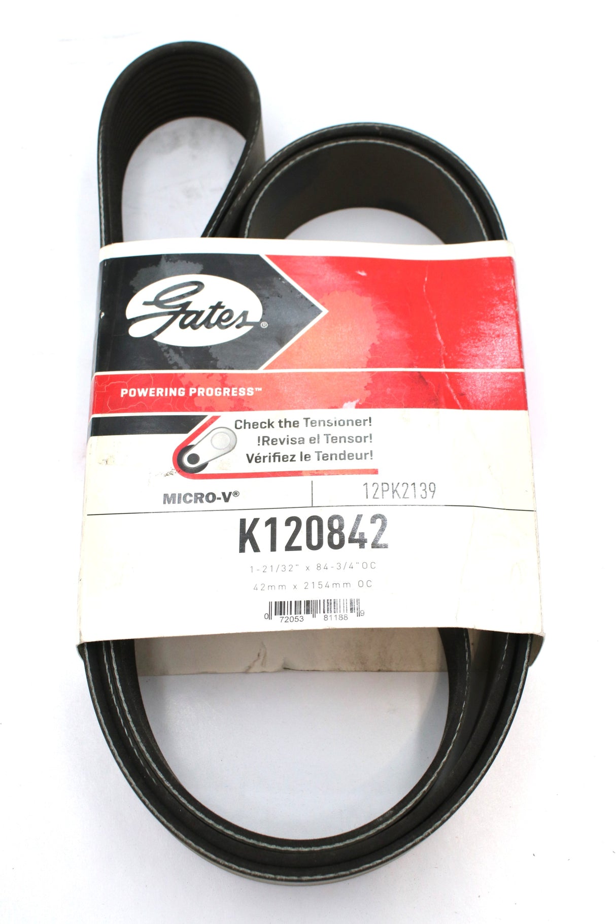 GATES - K120842 - MICRO-V SERPENTINE BELT
