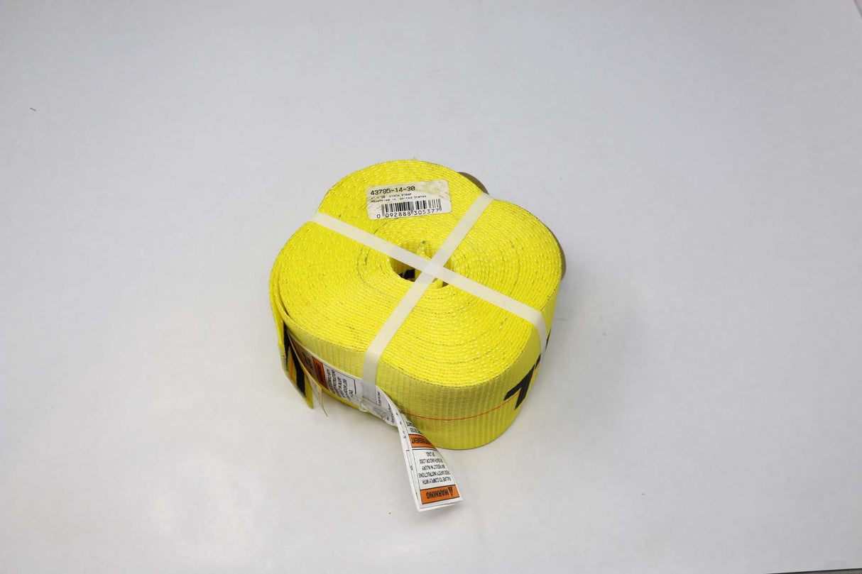 ANCRA INTERNATIONAL - 43795-14-30 - 4"X30' STRAP W|43365-12 ANCHOR