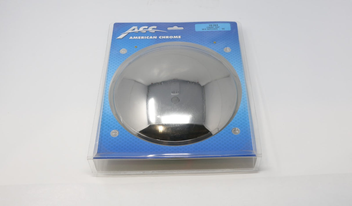 AMERICAN CHROME - 16163 - FRONT CAPW/4 NOTCHES-SS