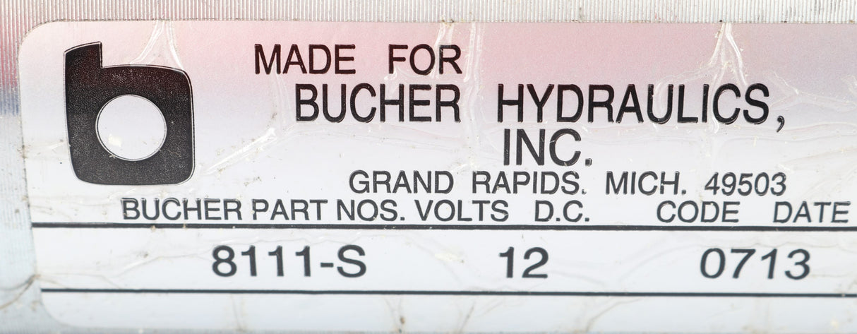 BUCHER HYDRAULICS - M326-0148 - ELECTRIC HYDRAULIC PUMP