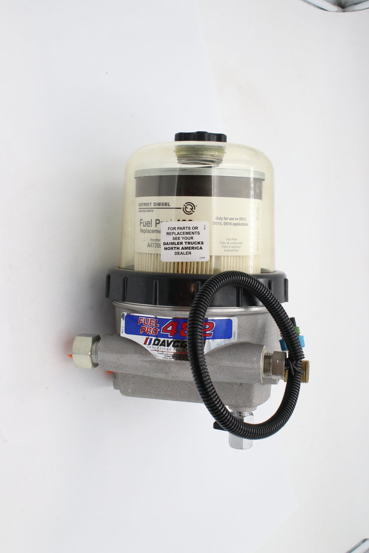 DAVCO - 4821462 - FUEL HEATER INST. KIT F/L NA