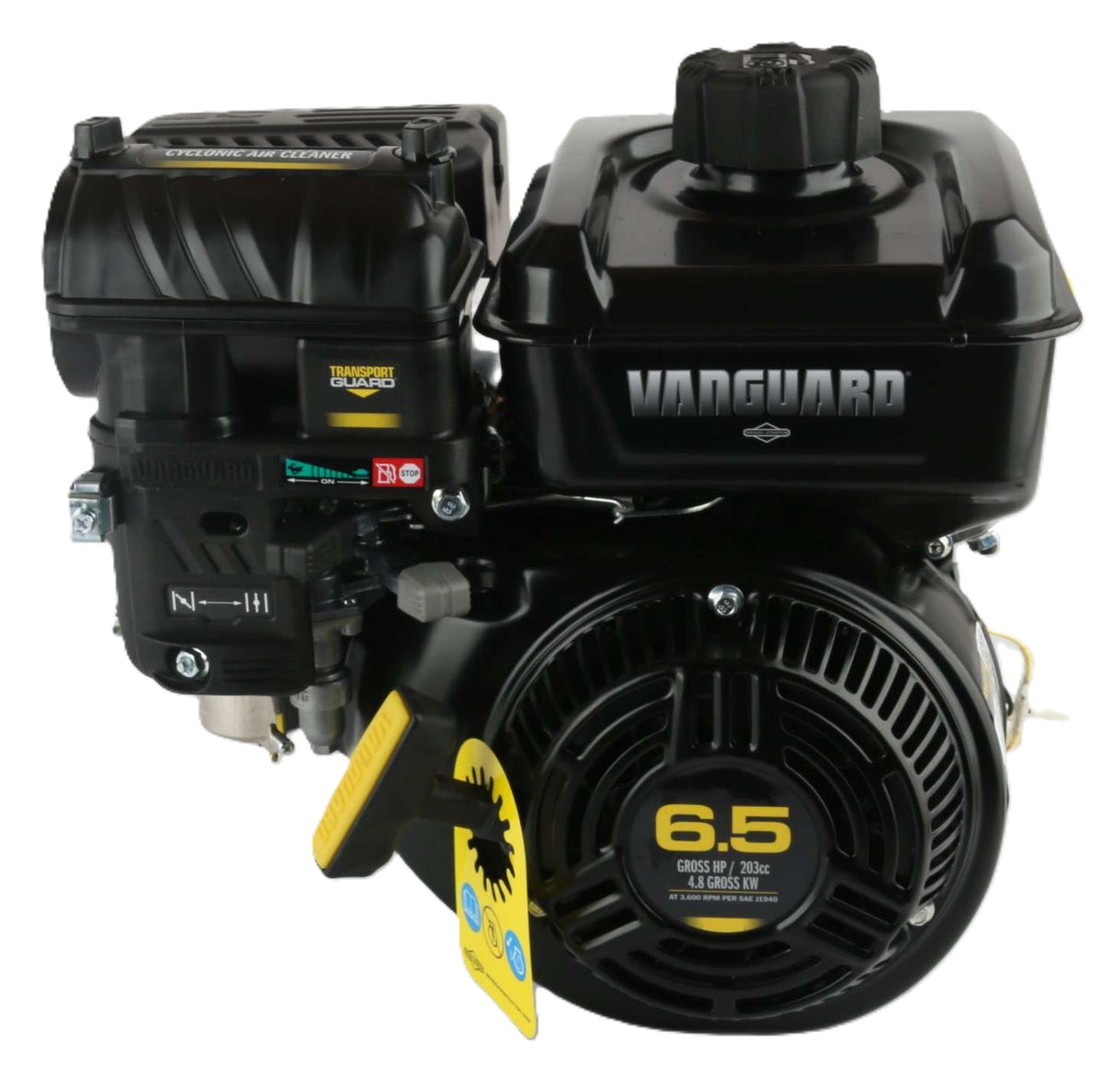 BRIGGS & STRATTON - 12V352-0163-F1 - VANGUARD HORIZONTAL ENGINE 6.5HP  203CC  3/4"SHAFT