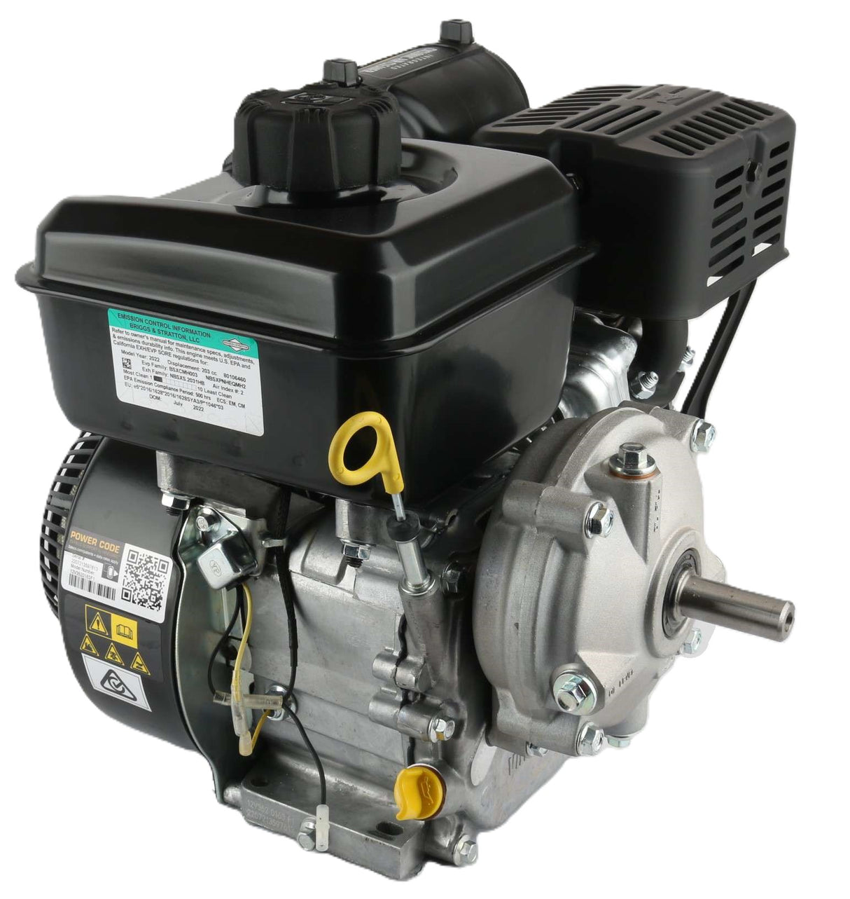 BRIGGS & STRATTON - 12V352-0163-F1 - VANGUARD HORIZONTAL ENGINE 6.5HP 203CC 3|4"SHAFT