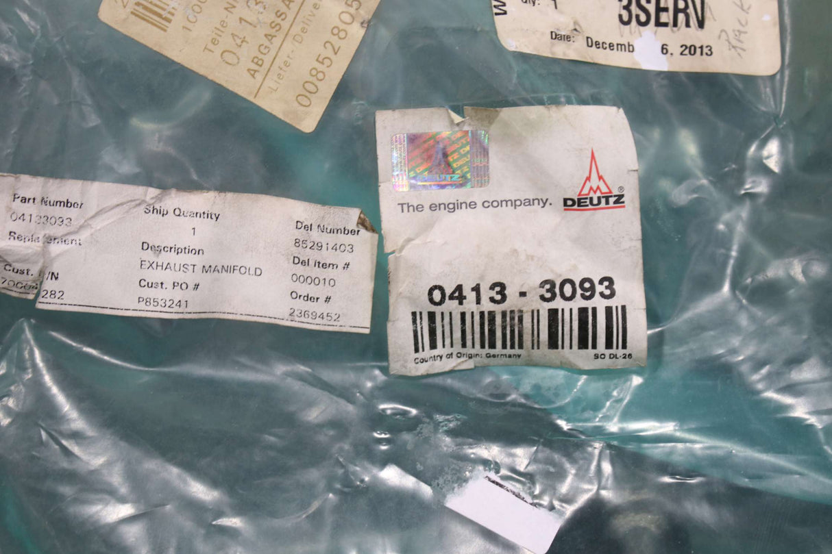 DEUTZ DIESEL - 0413-3093 - MANIFOLD- EXHAUST