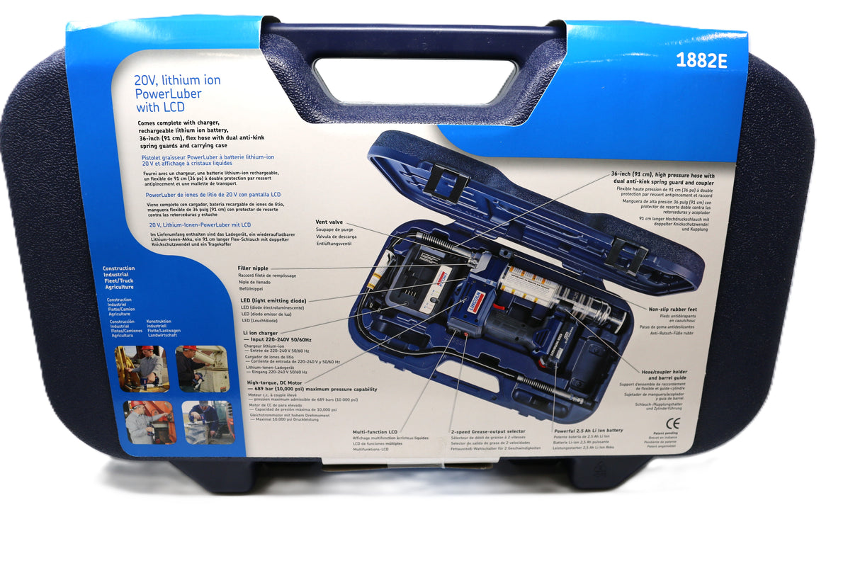 BOBCAT - 7365299 - GREASE GUN HEAVY DUTY (EUROPEAN SPECIFIC|220V|CE)