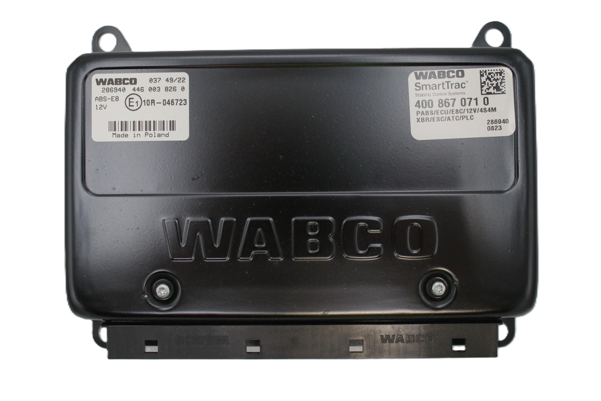 WABCO - 400 867 071 0 - ECU-ABS E8C 12V 4S4M XBR