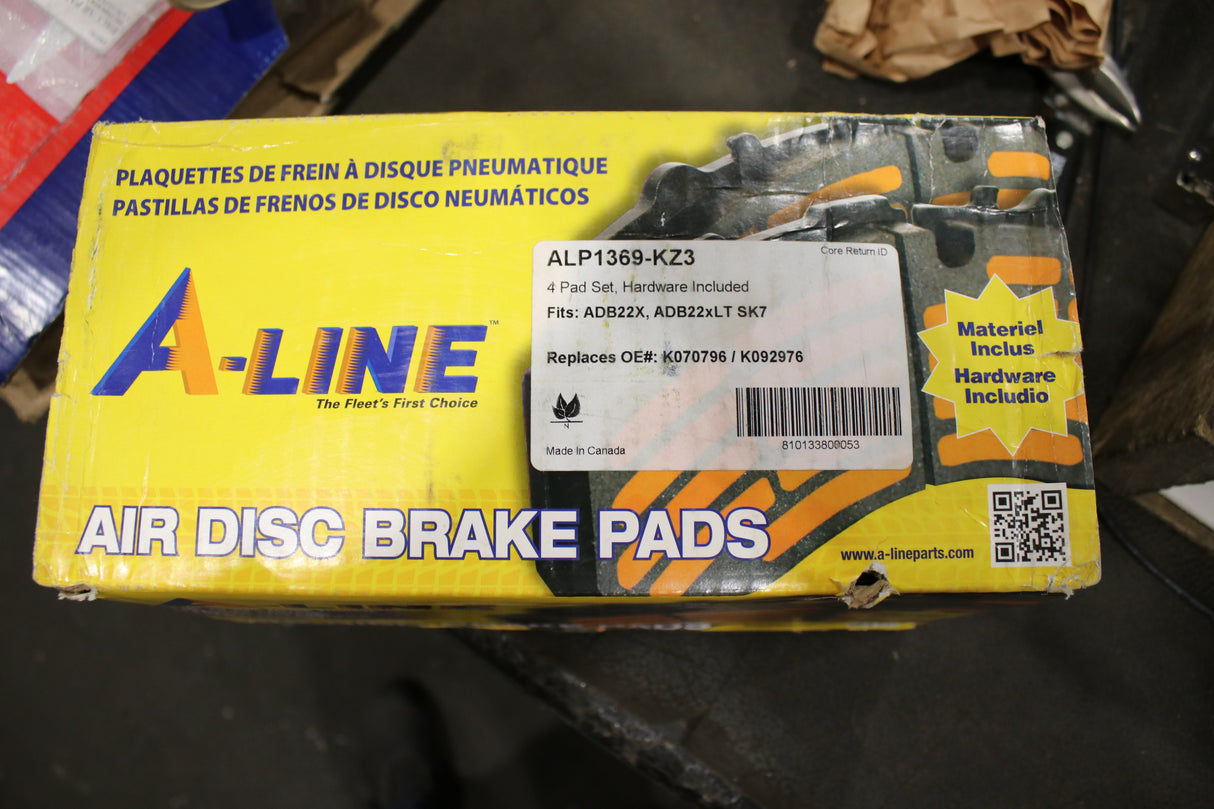 A-LINE AUTO PARTS - ALP1369-KZ3 - BRAKE PAD SET