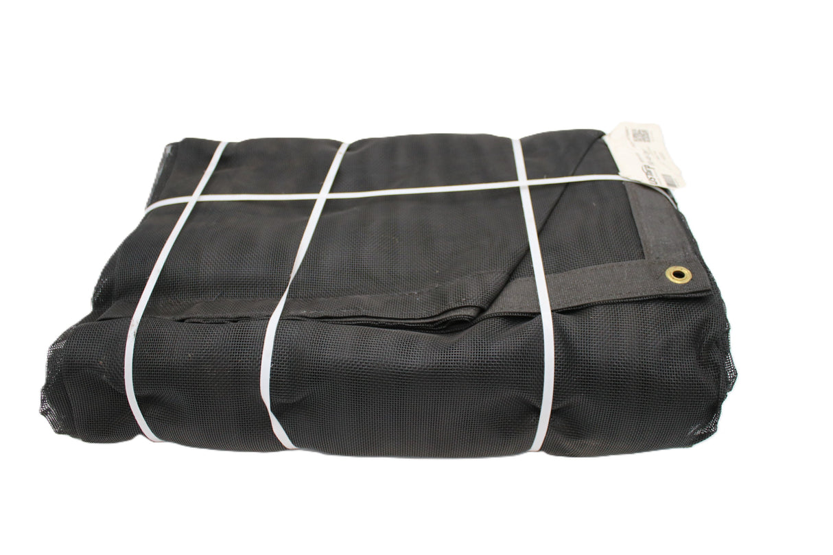 US TARP - 90-48-BM - 7'6"X 48' BLACK MESH TARP