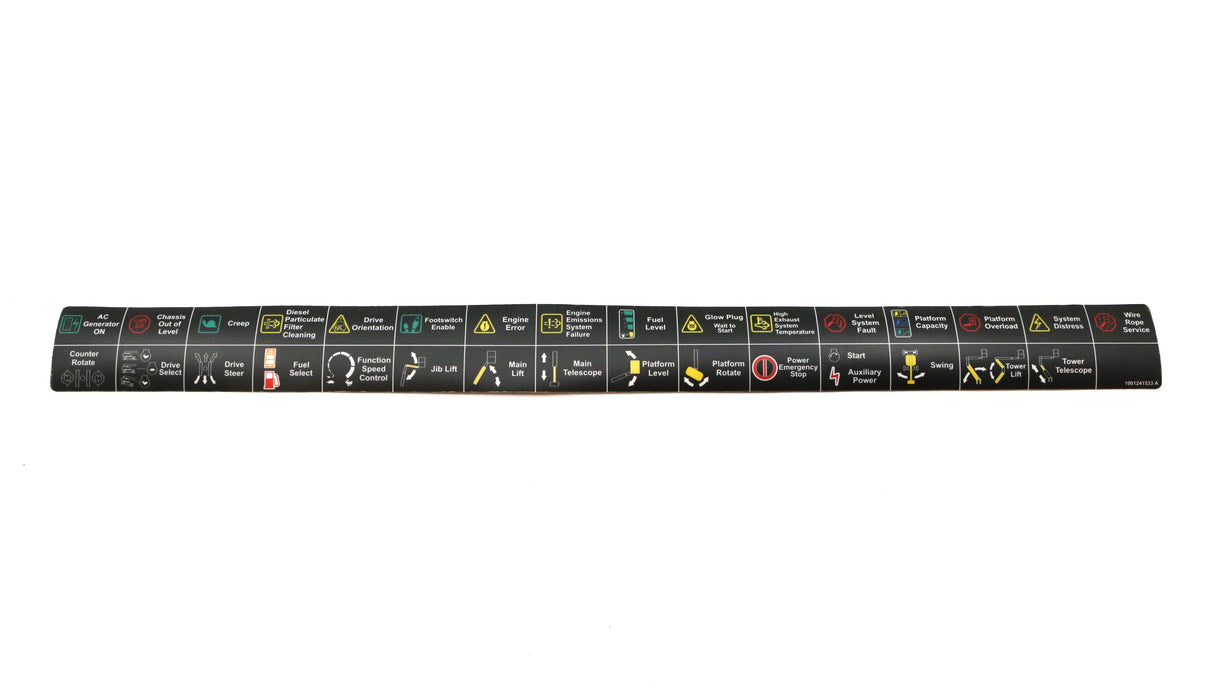 JLG - 1001241533 - DECAL - PLATFORM LEGEND(CRAWLE