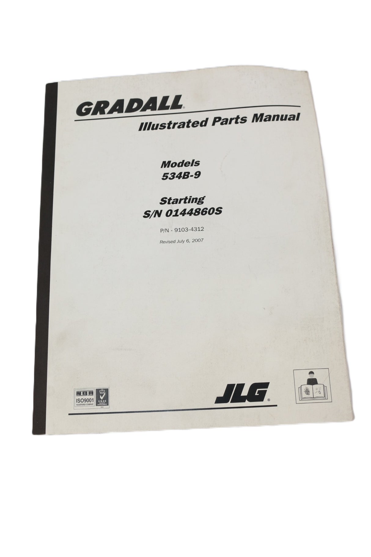 JLG - 91034312 - MANUAL PARTS 534B9