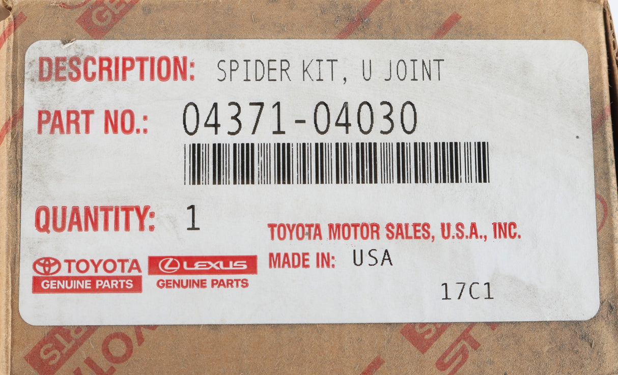 TOYOTA - 04371-04030 - SPIDER KIT U JOINT