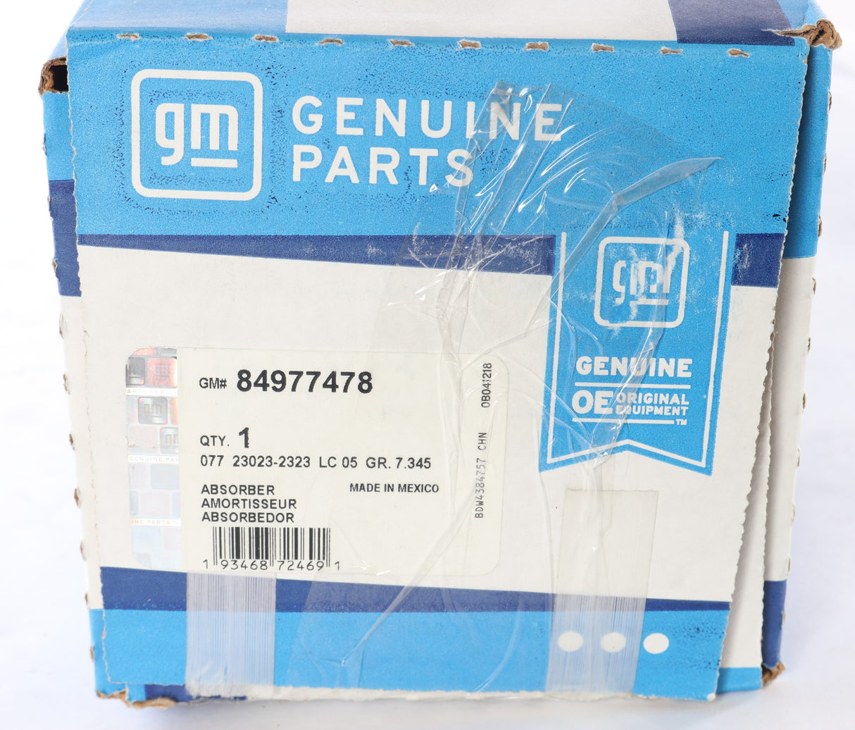 GM - 84977478 - SHOCK ABSORBER