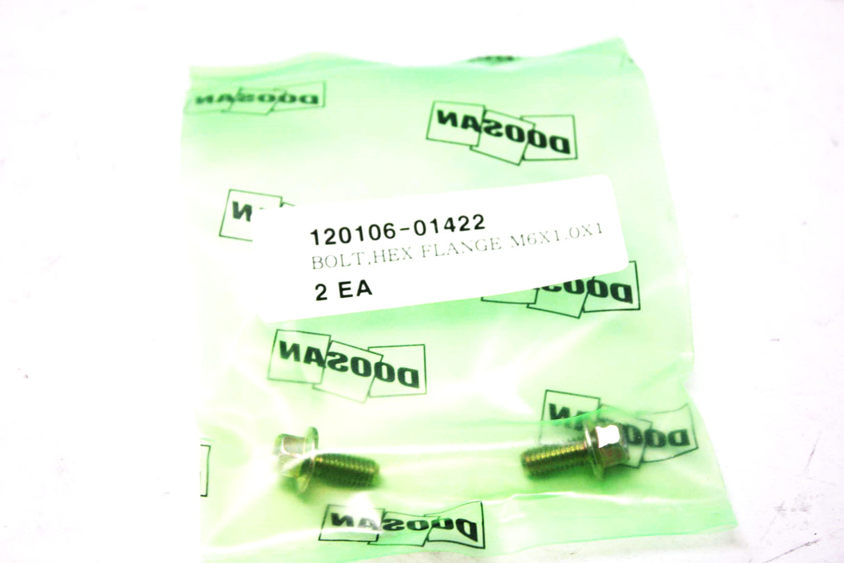 BOBCAT - 120106-01422 - HEX BOLT FLANGE M6X1.0X1