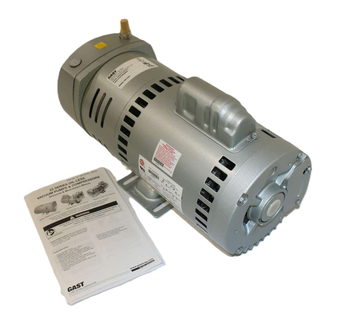 GAST - 1023-101Q-G608NEX - VACUUM PUMP 3/4HP OIL-LESS WIRED 220-240V