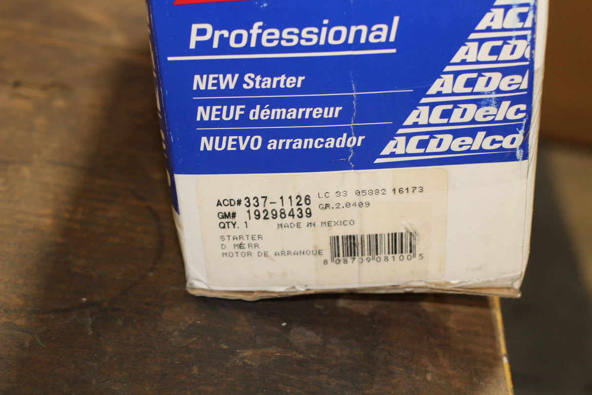 GM - 19298439 - STARTER