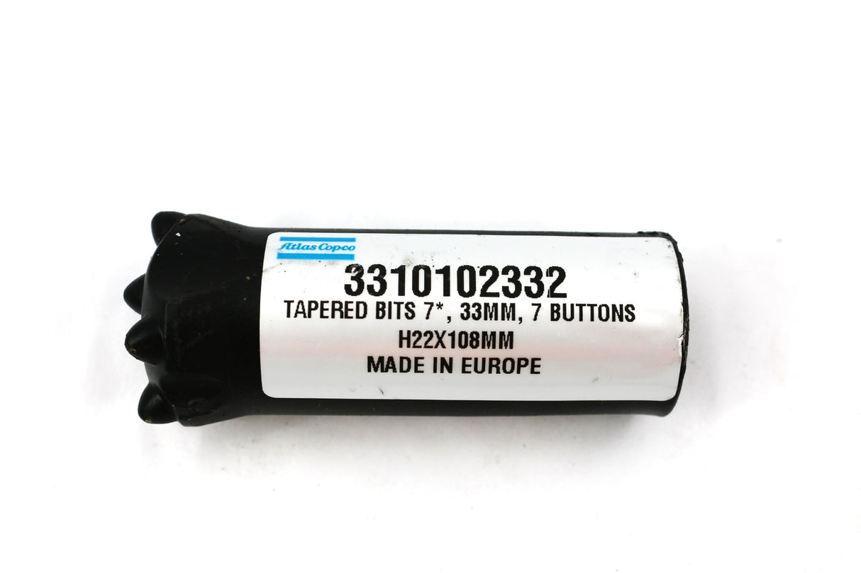 ATLAS COPCO - 3310102332 - TAPERED BITS (11°- 33MM- 7 BUT