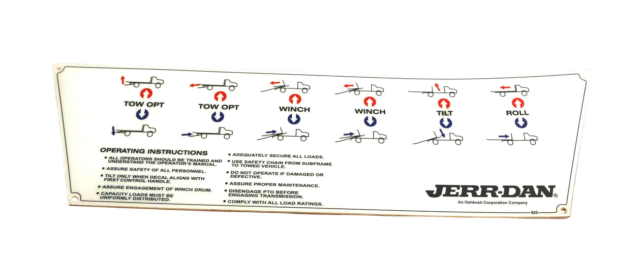 JLG - 7330000865 - DEAL CONTROL PANEL 6