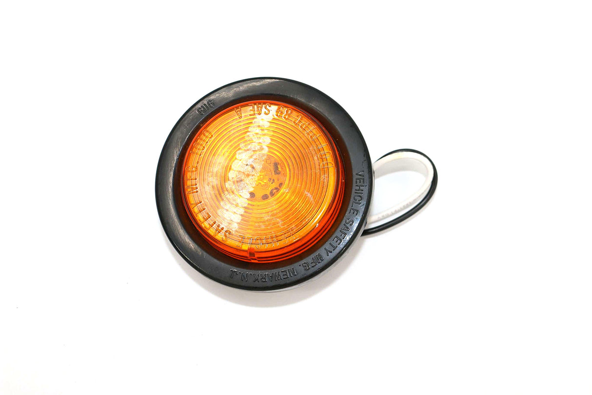 VEHICLE SAFETY MFG - 1015AK - 2.5 ROUND AMBER ROUND MARKER