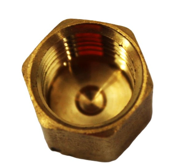 ANDERSON BRASS - 756108-04 - CAP PIPE 1/4-18 FEMALE THREAD