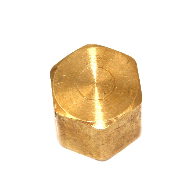 ANDERSON BRASS - 756108-04 - CAP PIPE 1/4-18 FEMALE THREAD