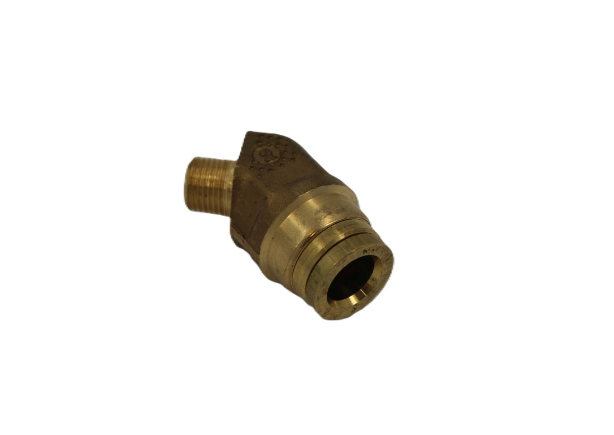 PARKER - 179PTCNS-6-4 - FITTING BRASS PUSH TO CONNECT SAE 3/8in
