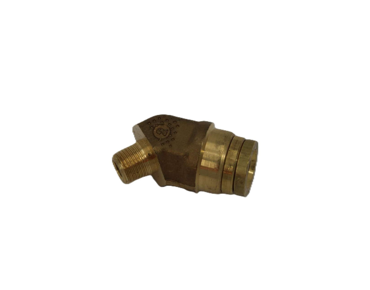 PARKER - 179PTCNS-6-4 - FITTING BRASS PUSH TO CONNECT SAE 3/8in