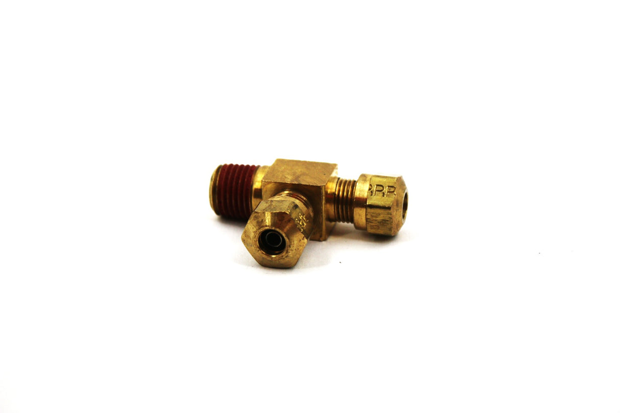 PARKER - VS271NTA-4-4 - FITTING PIPE MALE RUN TEE BRASS 1/4 X 1/4IN