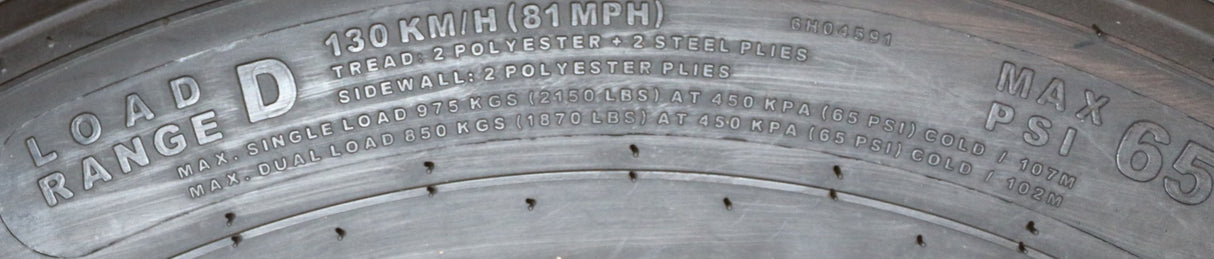 JLG - 4520139 - TIRE ST205 75R15