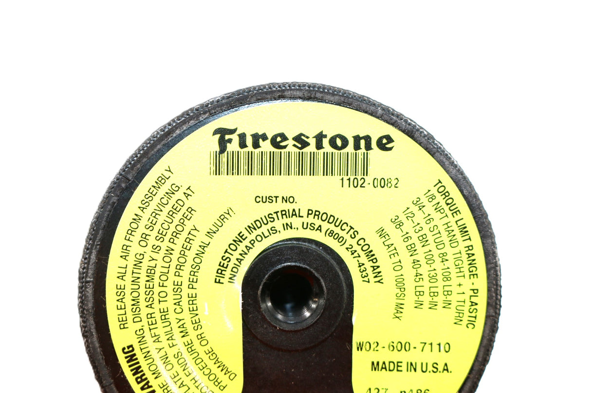 LINK MANUFACTURING - 1102-0082 - CABMATE AIR SPRING BY FIRESTONE
