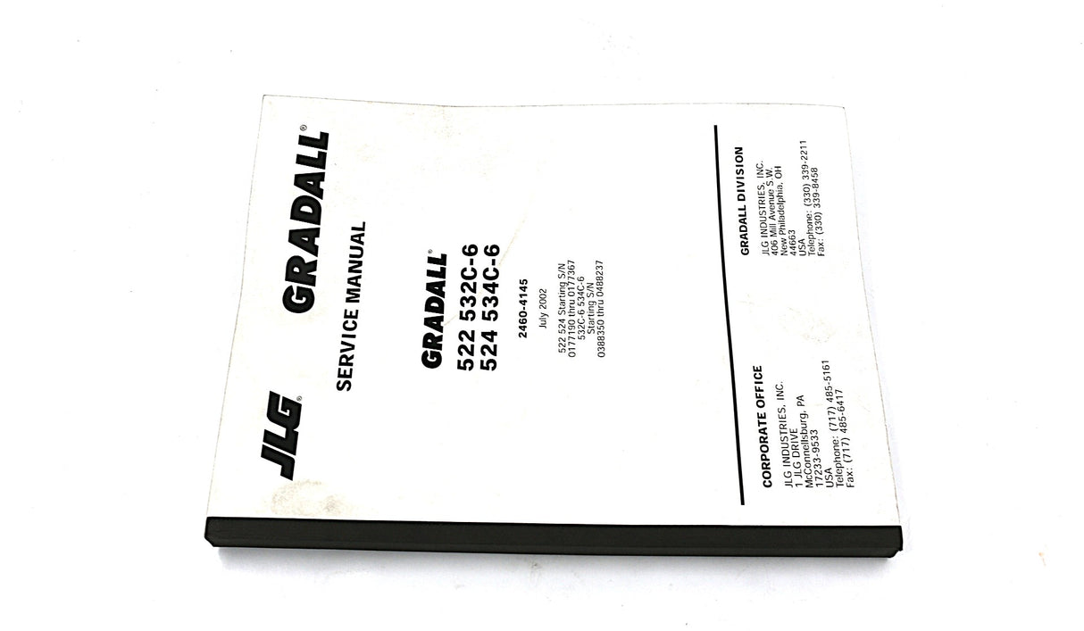 JLG - 24604145 - SERVICE MANUAL M/H