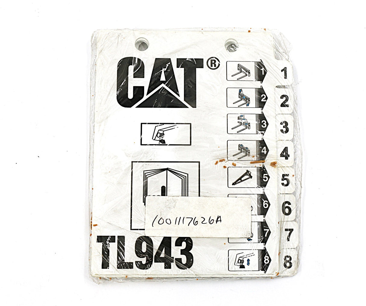 JLG - 1001117626 - LOADCHART TL943 WINCH BOOKLET