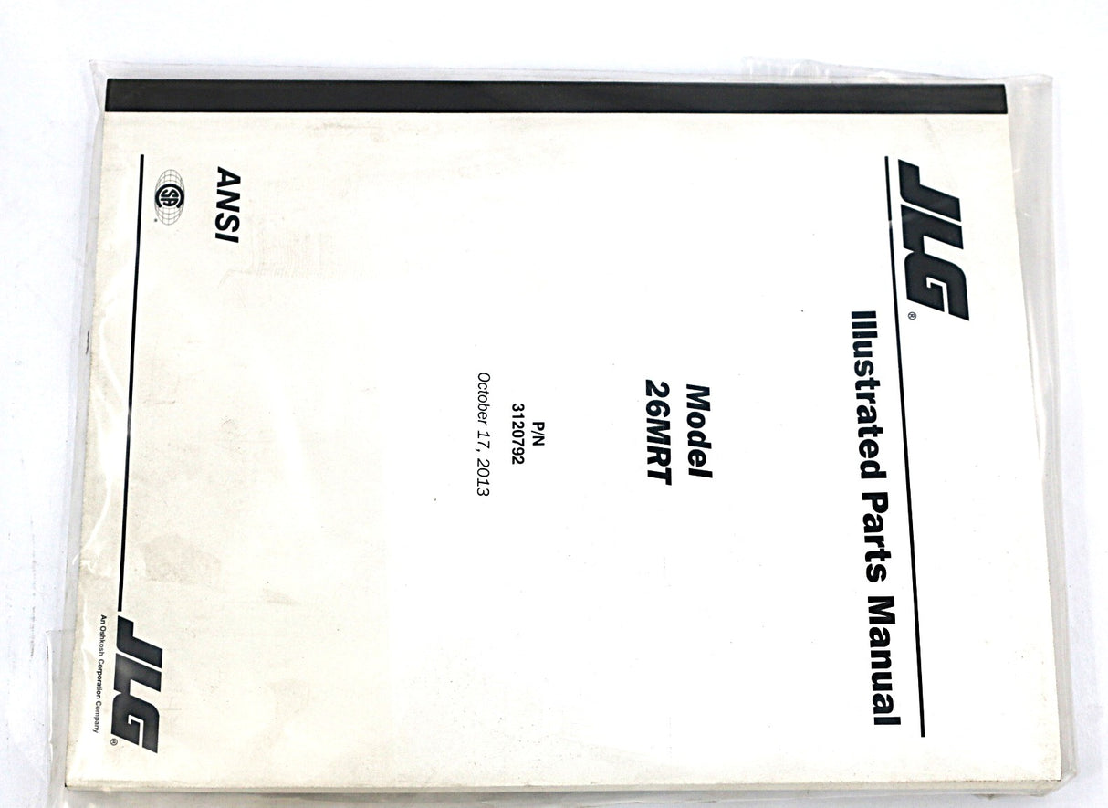 JLG - 3120792 - MANUAL 26MRT PARTS