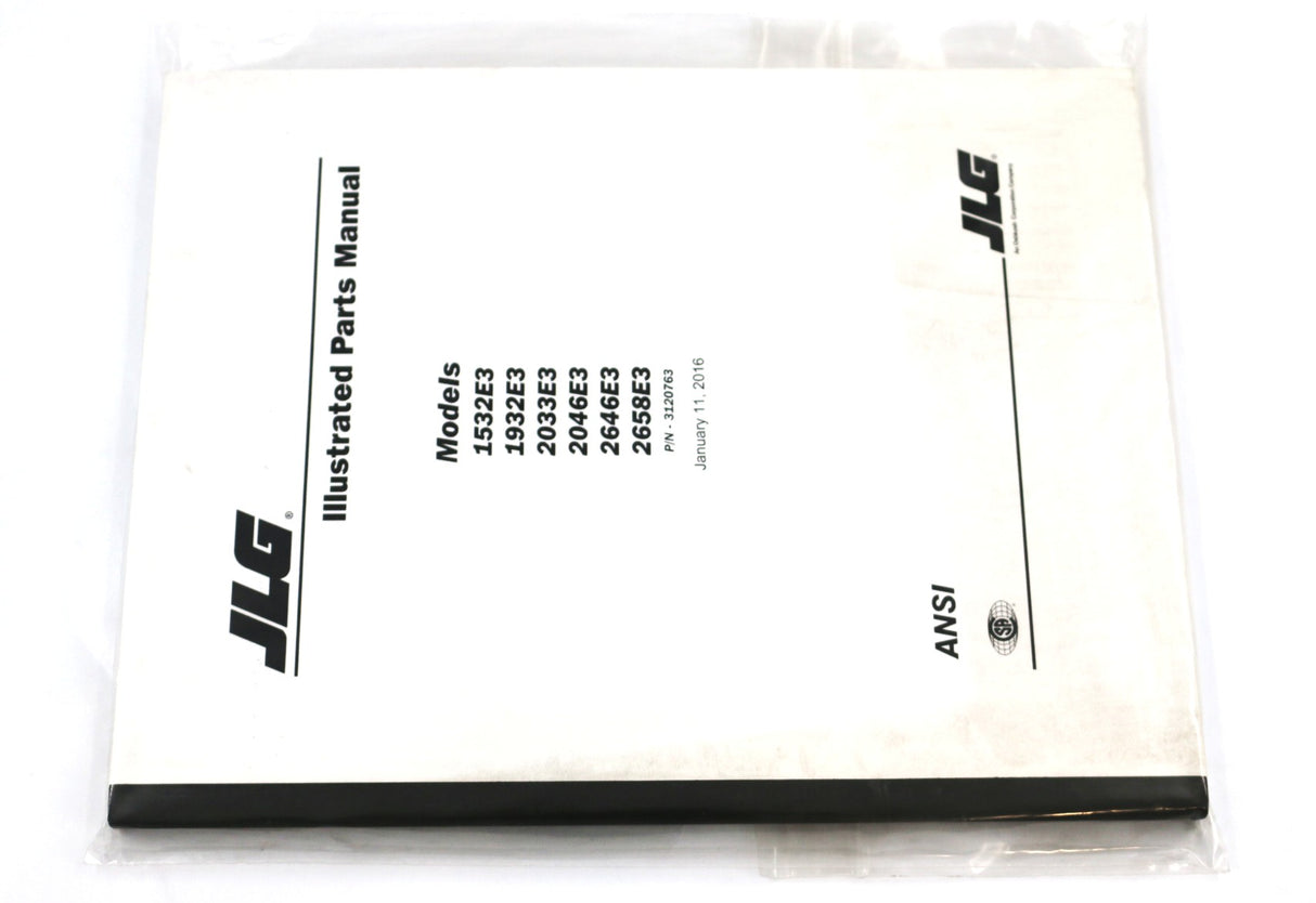 JLG - 3120763 - MANUAL 1532E3-2658E3 PARTS