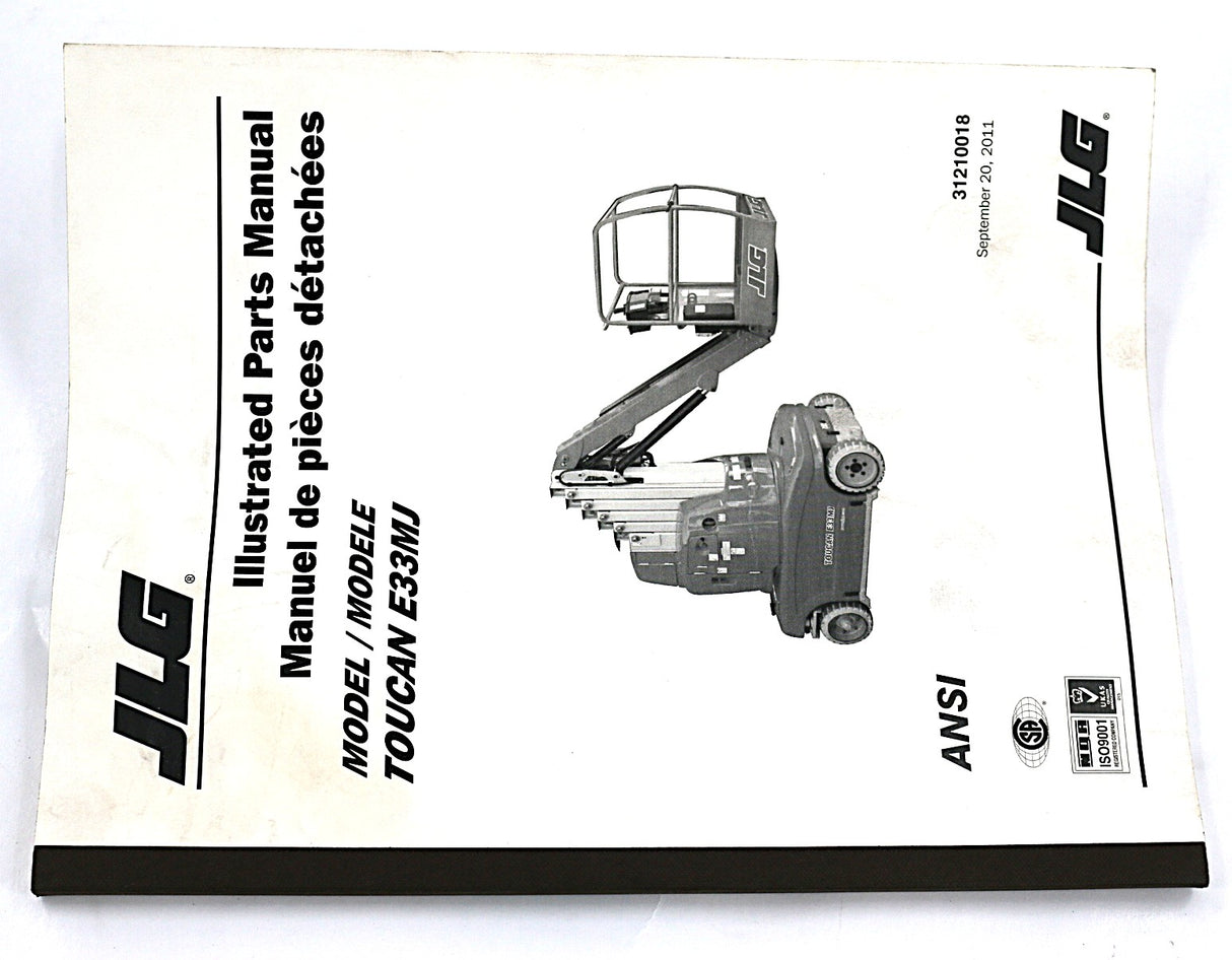 JLG - 31210018 - E33MJ PARTS ENGLISH-FRENCH