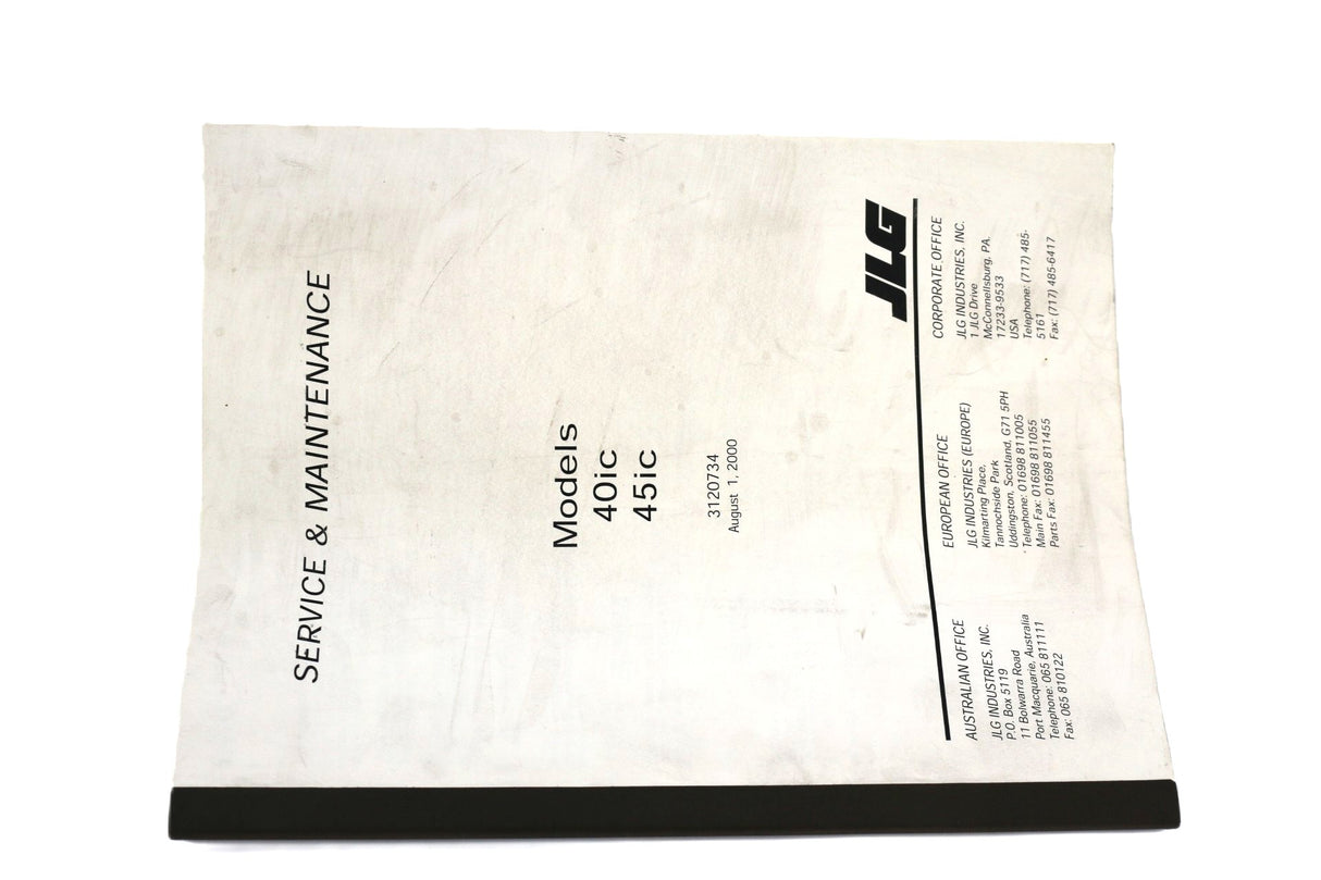 JLG - 3120734 - 40/45IC SERVICE MANUAL