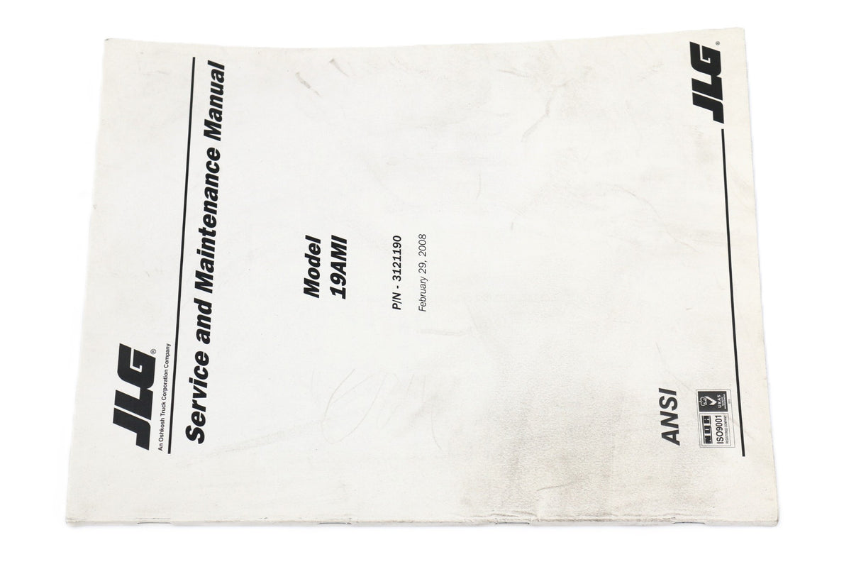 JLG - 3121190 - MANUAL 19AMI SERV. & MAINT.