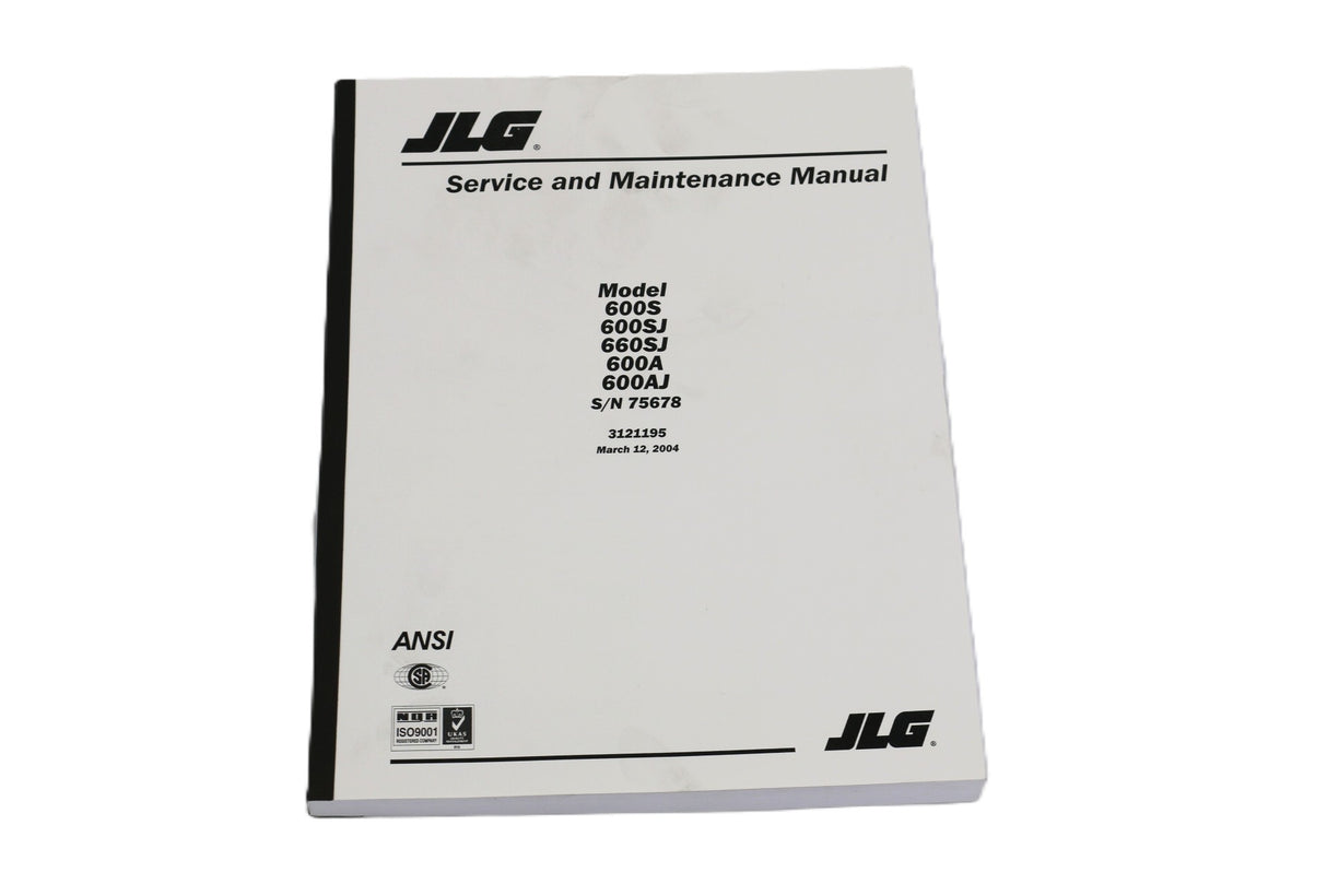 JLG - 3121195 - 600AJ SERVICE FALL ARREST