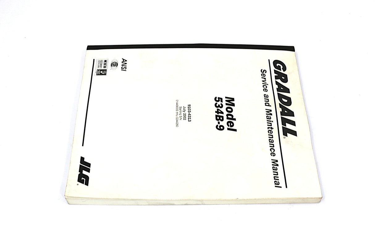 JLG - 91034313 - MANUAL SERVE 534B9