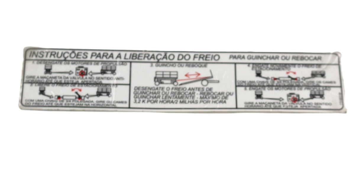 JLG - 1703831 - DECALTOWING/WINCHING/TOW SPEE
