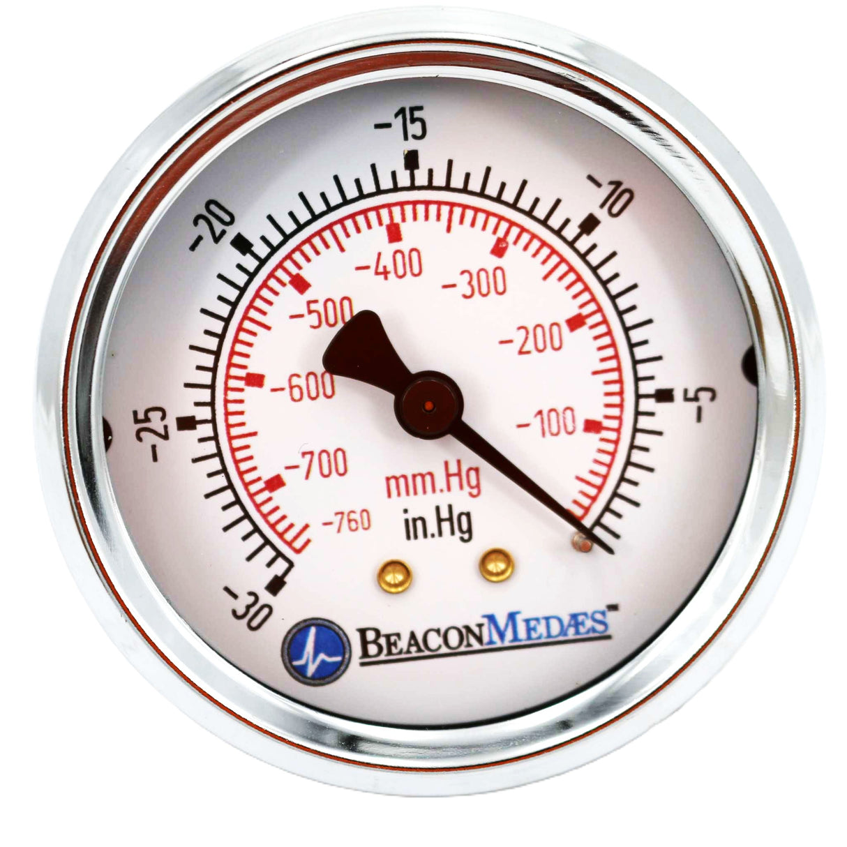 BEACON MEDAES - 50296868 - GAUGE 30INHG/MMHG VAC 1/4"NPT CBM