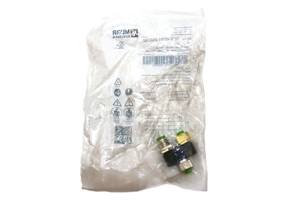 MURR ELEKTRONIK - 7000-42751-0000000 - COUPLER TEE M12 FEMALE