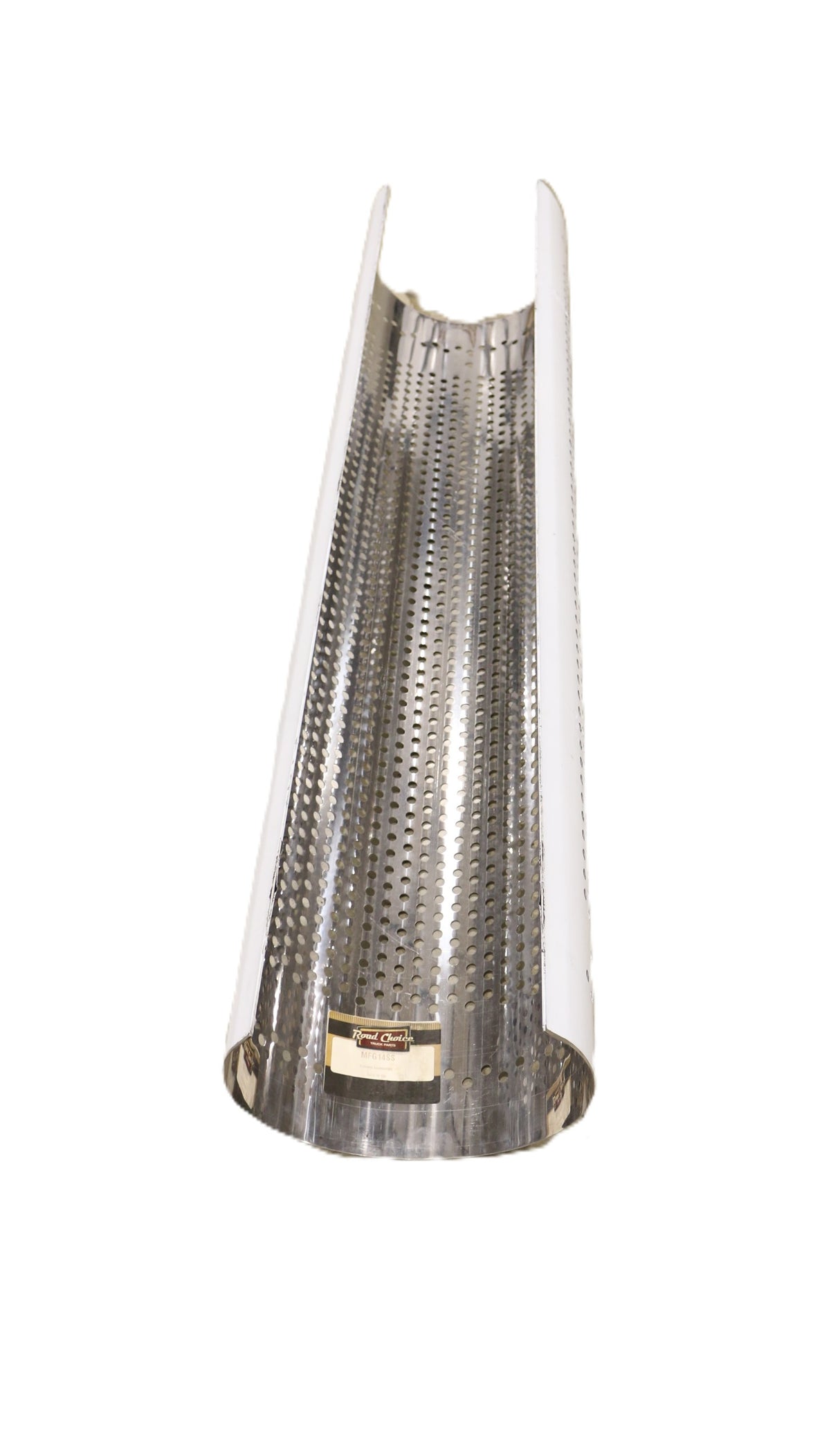 ROAD CHOICE - MFG14SS - MUFFLER GUARD - CAGE SS ROUND PATTERN