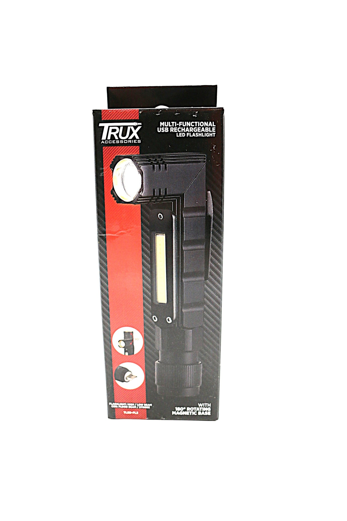 TRUX - TLED-FL2 - MULTI-FUNCTIONAL USB RECHARGEABLE LED FLASHLIGHTS