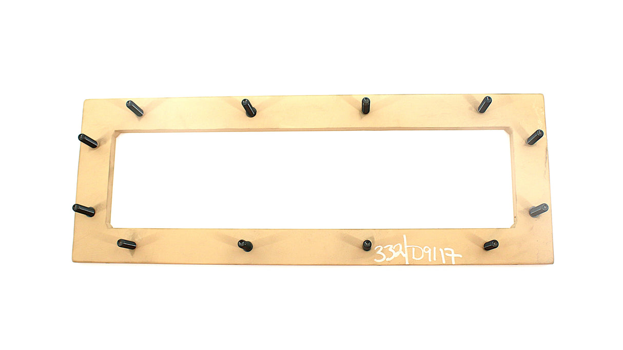 JCB - 332/D9117 - WA PLATE - WINDOW SIDE RR - ABI TAN