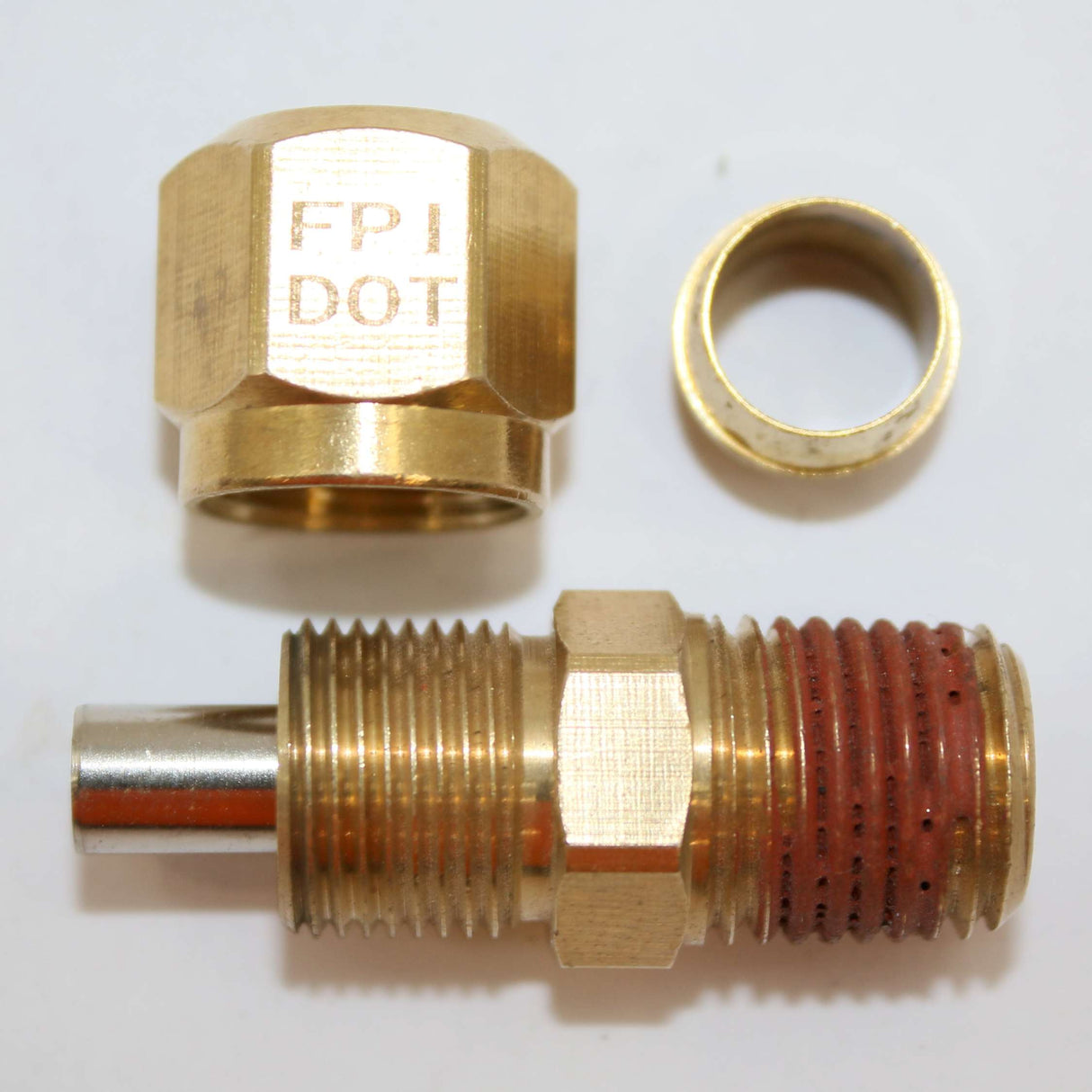 POWER PRODUCTS - N68-6-4 - CONNECTOR BRASS 3|8 X 1|4 MPT MALE AIRBRAKE